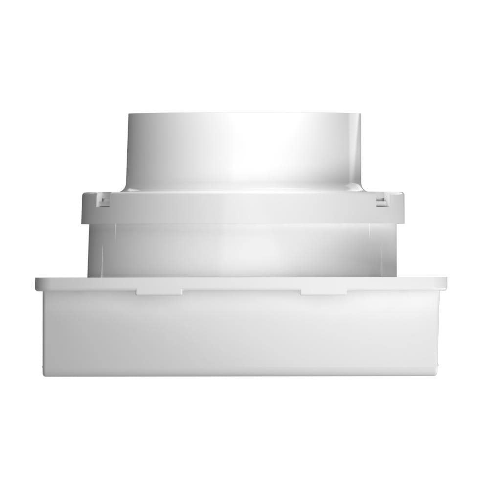 slide 4 of 6, IMPERIAL 5.25-in x 5.25-in White Plastic Soffit Vent, 1 ct