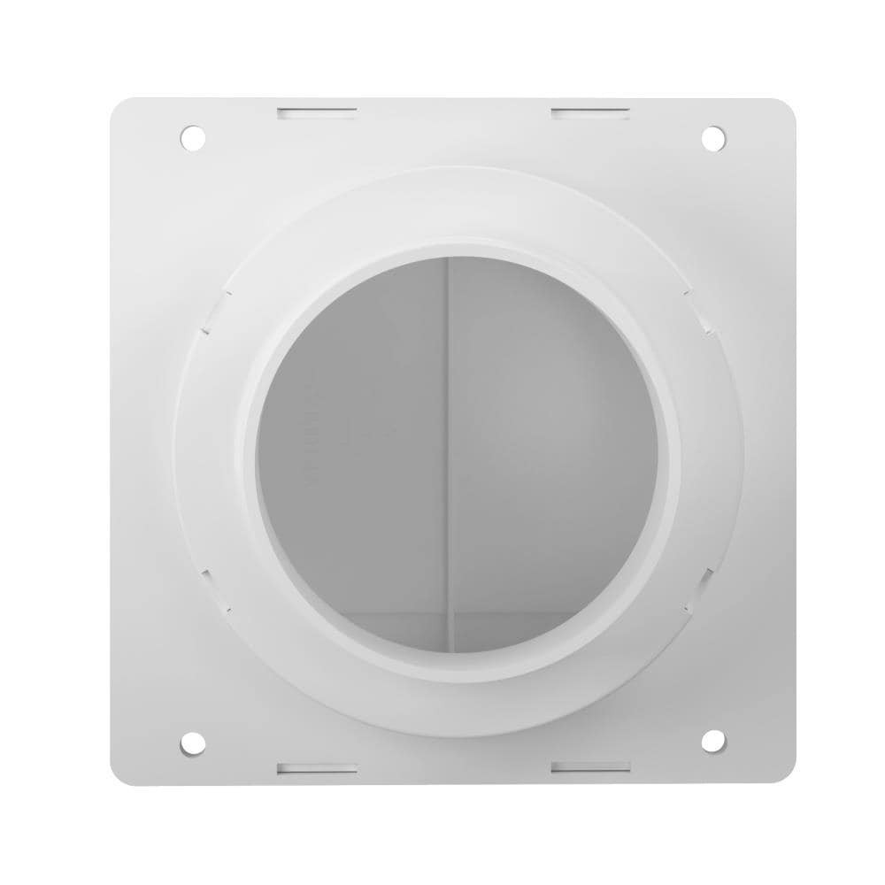 slide 6 of 6, IMPERIAL 5.25-in x 5.25-in White Plastic Soffit Vent, 1 ct