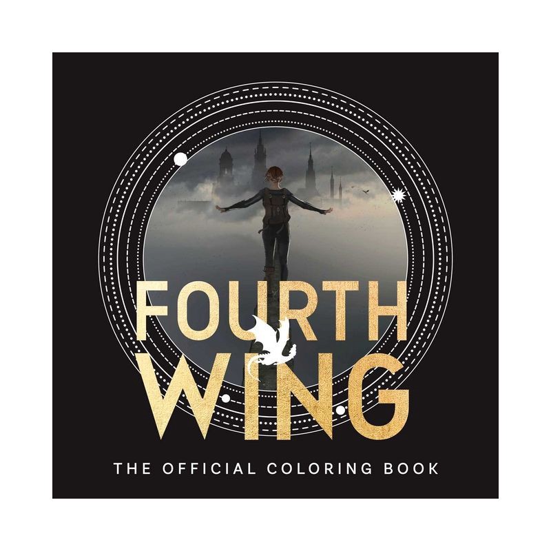 slide 1 of 1, Simon & Schuster Fourth Wing: The Official Coloring Book - by Entangled (Paperback), 1 ct