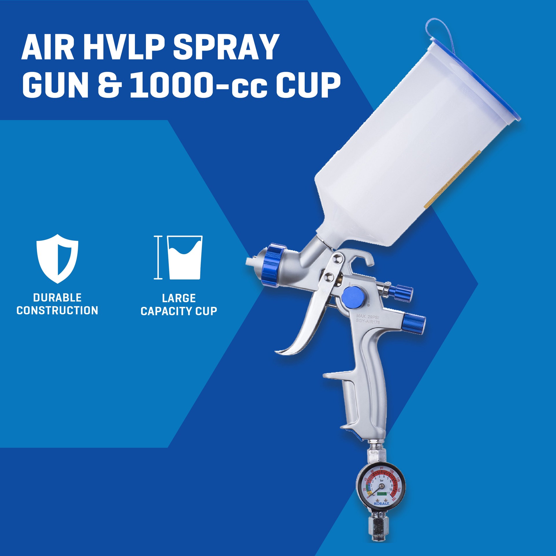 slide 4 of 6, Kobalt 2 -in Air Paint Sprayer, 1 ct