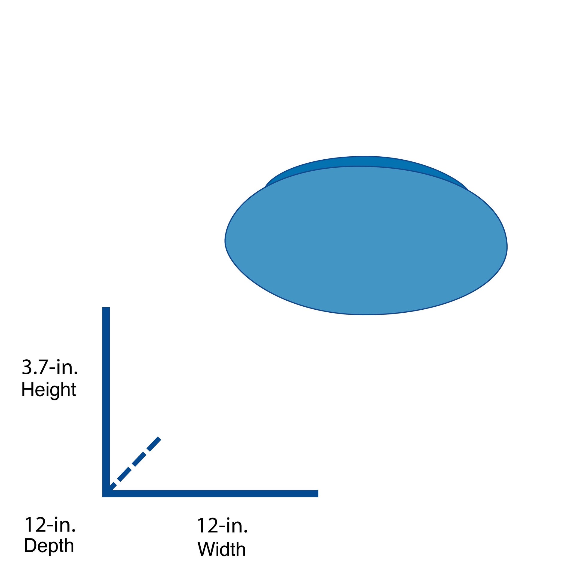 slide 5 of 6, Utilitech 12-in Matte White Integrated LED Flush Mount Light, 1 ct