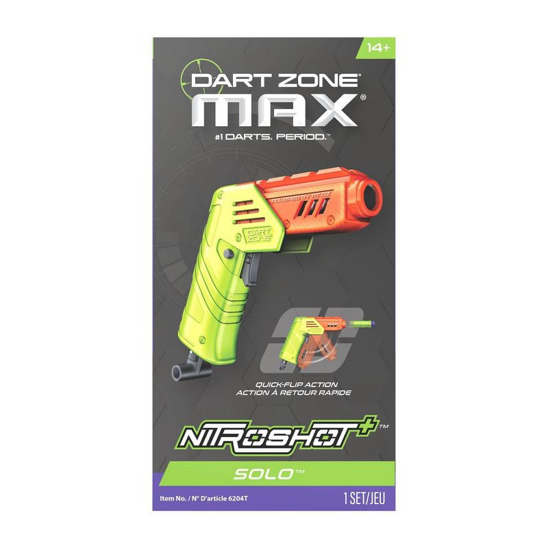 slide 5 of 7, Dart Zone Covert Ops Dart Zone NitroShot Max Solo Toy Blaster, 1 ct