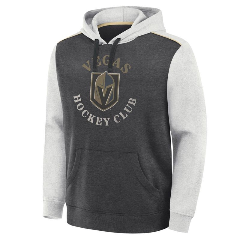 slide 1 of 3, NHL Vegas Golden Knights Men's Oatmeal Hooded Sweatshirt - L, 1 ct