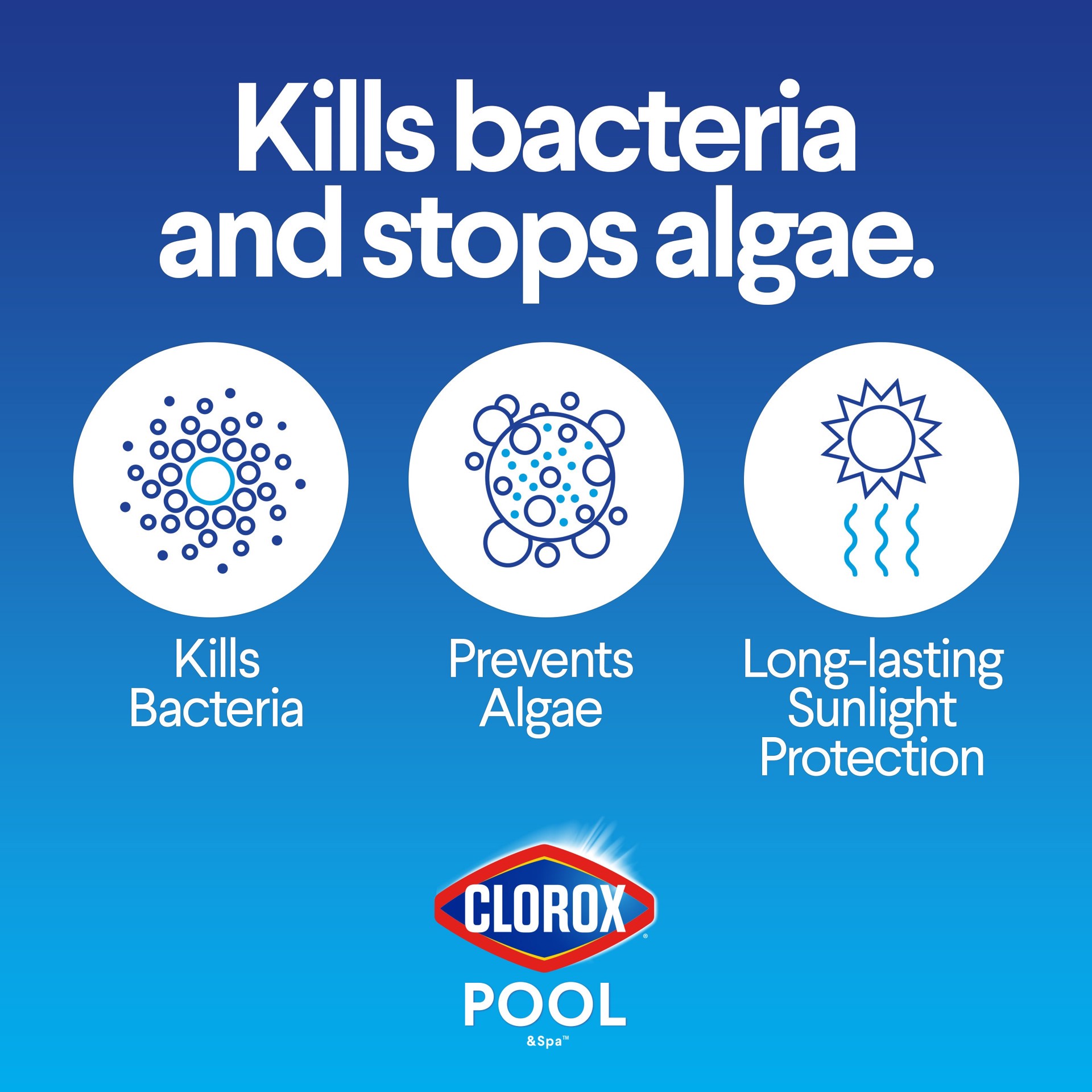 slide 2 of 6, Clorox Pool&Spa XtraBlue 0.38 Pound(s) Individual 3-in Tablets Chlorine, 1 ct