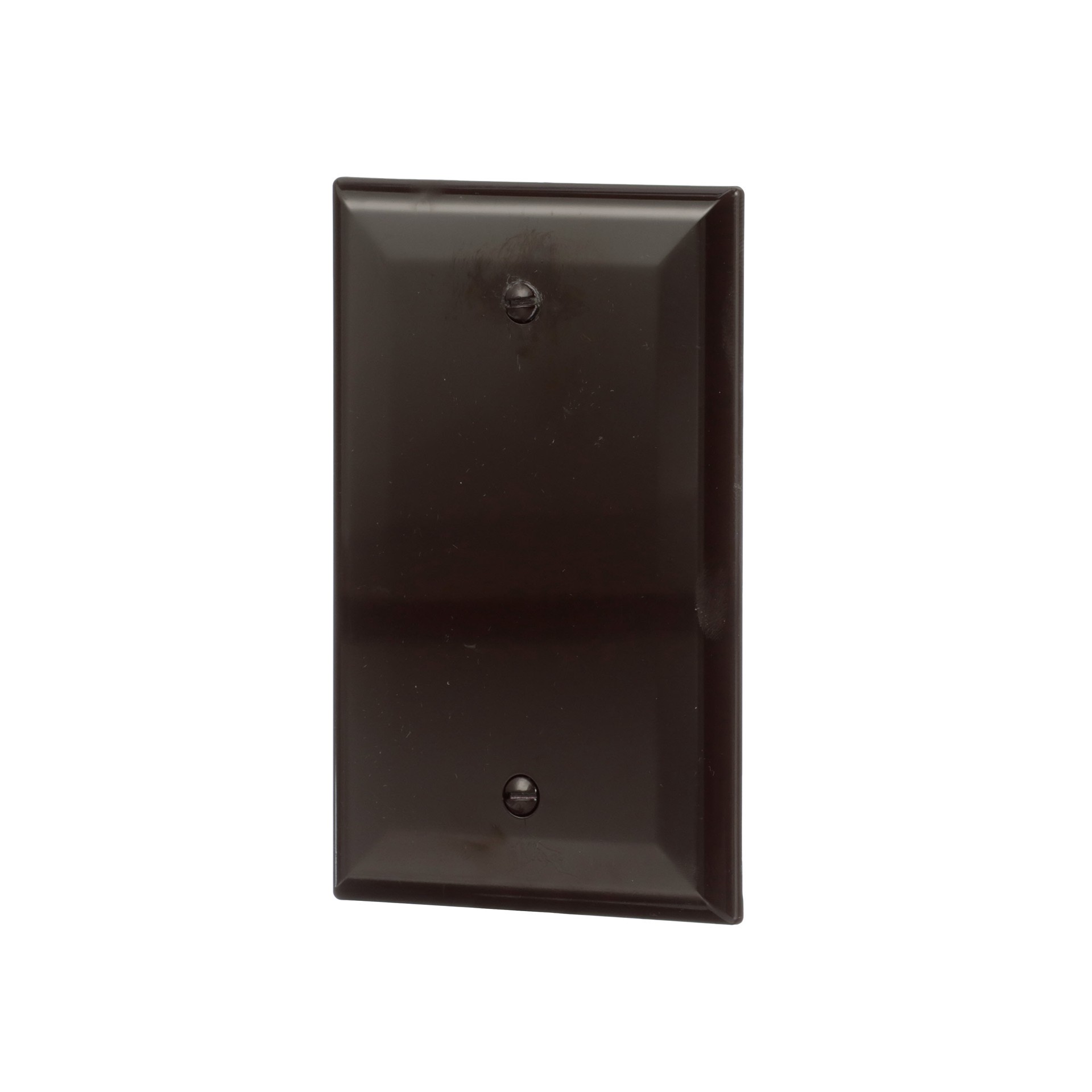 slide 2 of 6, Eaton 1 -Gang Midsize Size Brown Polycarbonate Indoor Blank Wall Plate, 1 ct