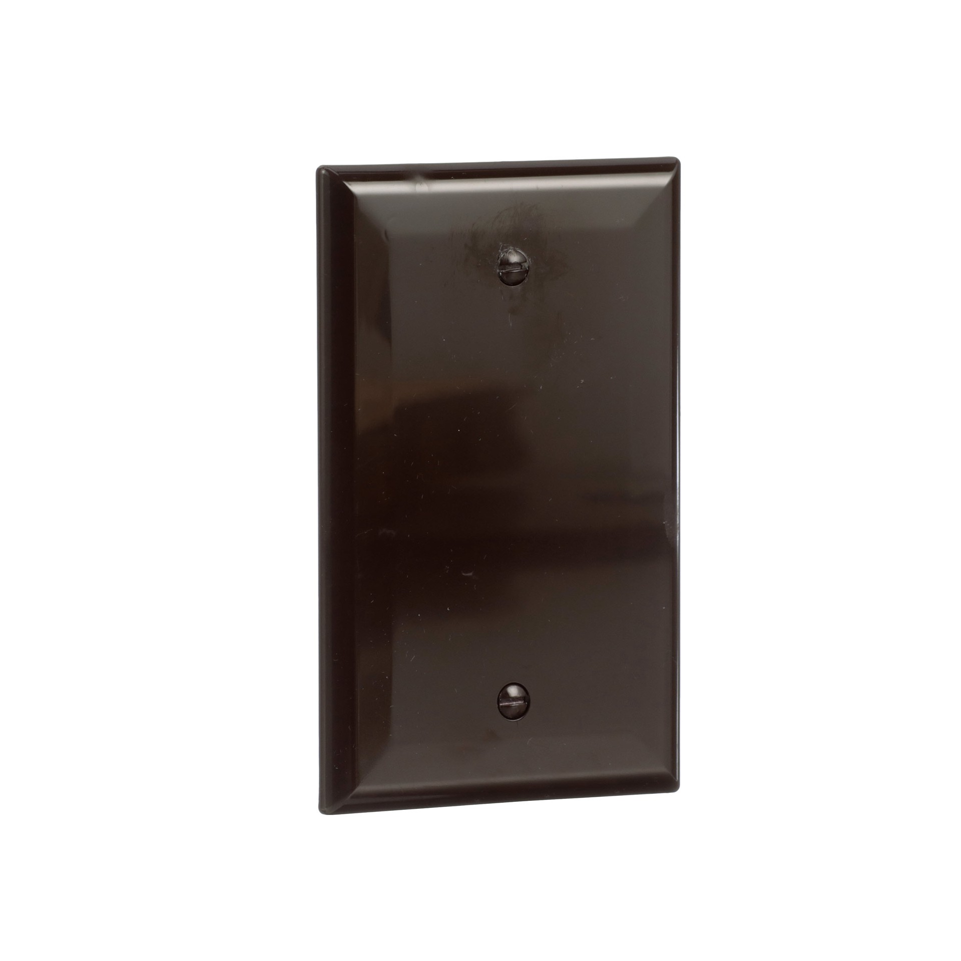 slide 6 of 6, Eaton 1 -Gang Midsize Size Brown Polycarbonate Indoor Blank Wall Plate, 1 ct