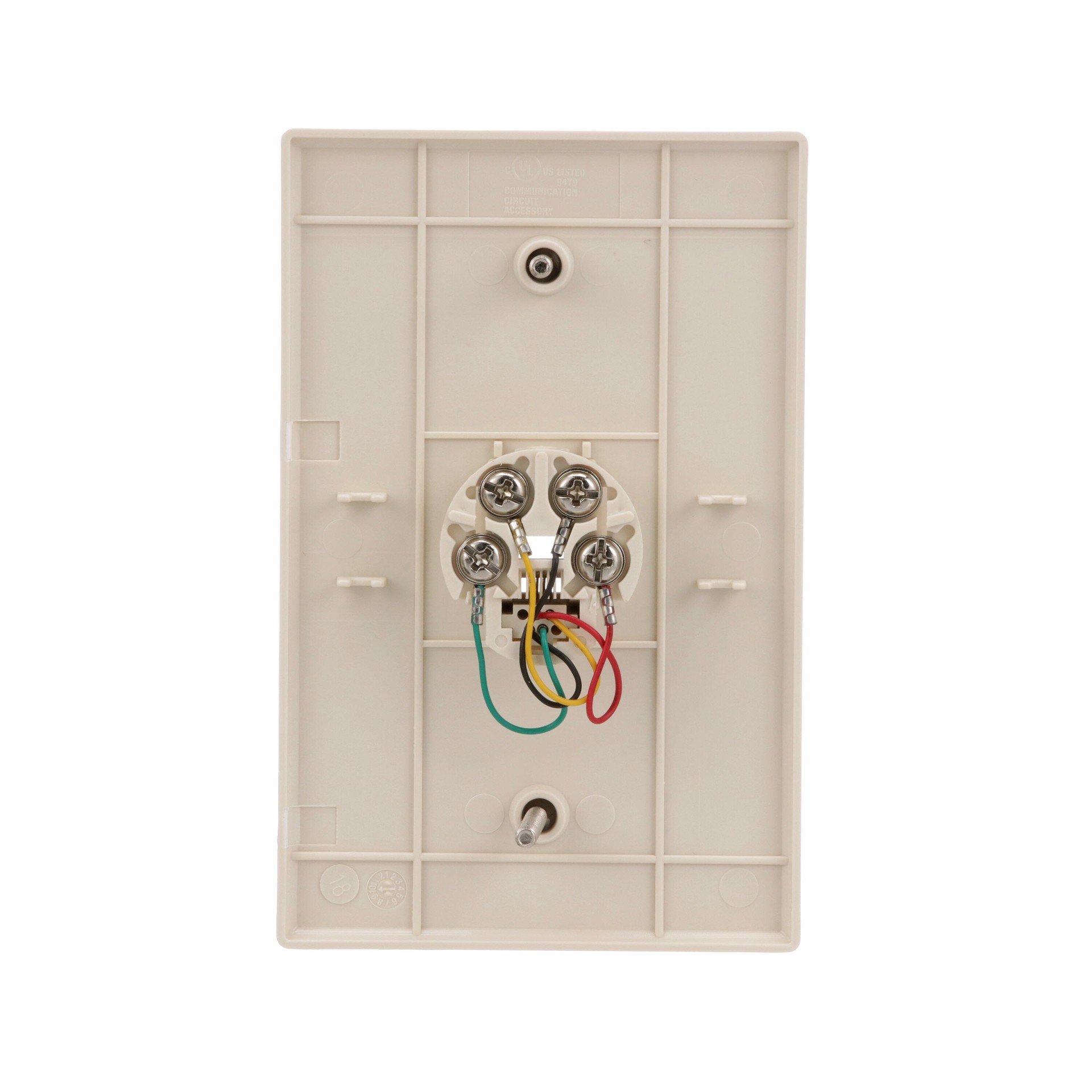 slide 4 of 6, Eaton 1 -Gang Midsize Size Light almond Thermoplastic Indoor Wall Plate, 1 ct