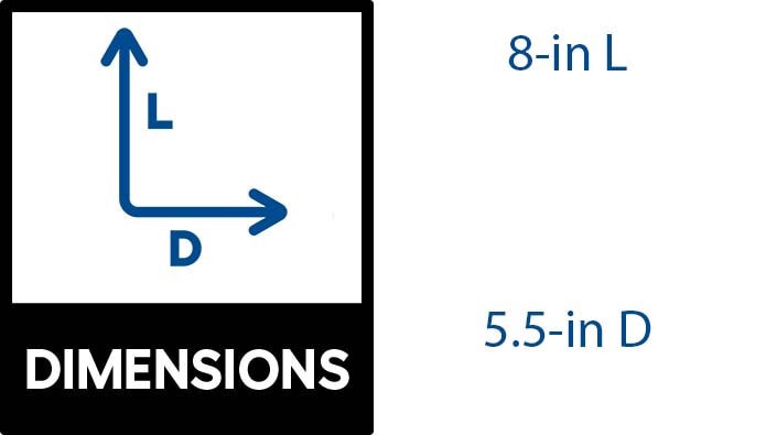 slide 2 of 5, 4-in H x 8-in L x 5.5-in D Gray/Charcoal Concrete Retaining wall block, 1 ct