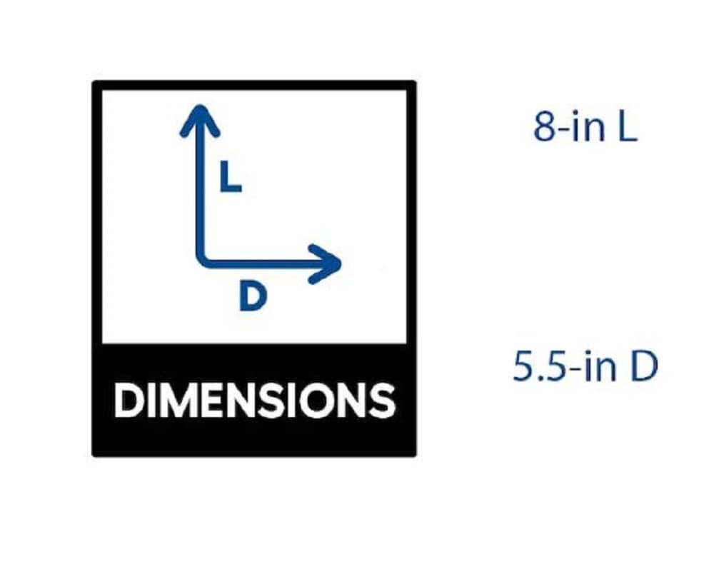 slide 5 of 5, 4-in H x 8-in L x 5.5-in D Gray/Charcoal Concrete Retaining wall block, 1 ct