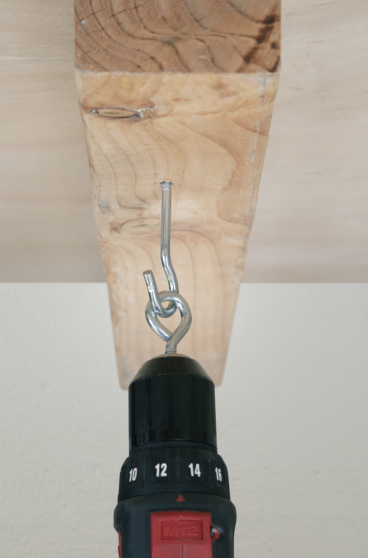 slide 5 of 5, National Hardware Zinc plated Screw Ceiling hook ( 35-lb Capacity), 1 ct