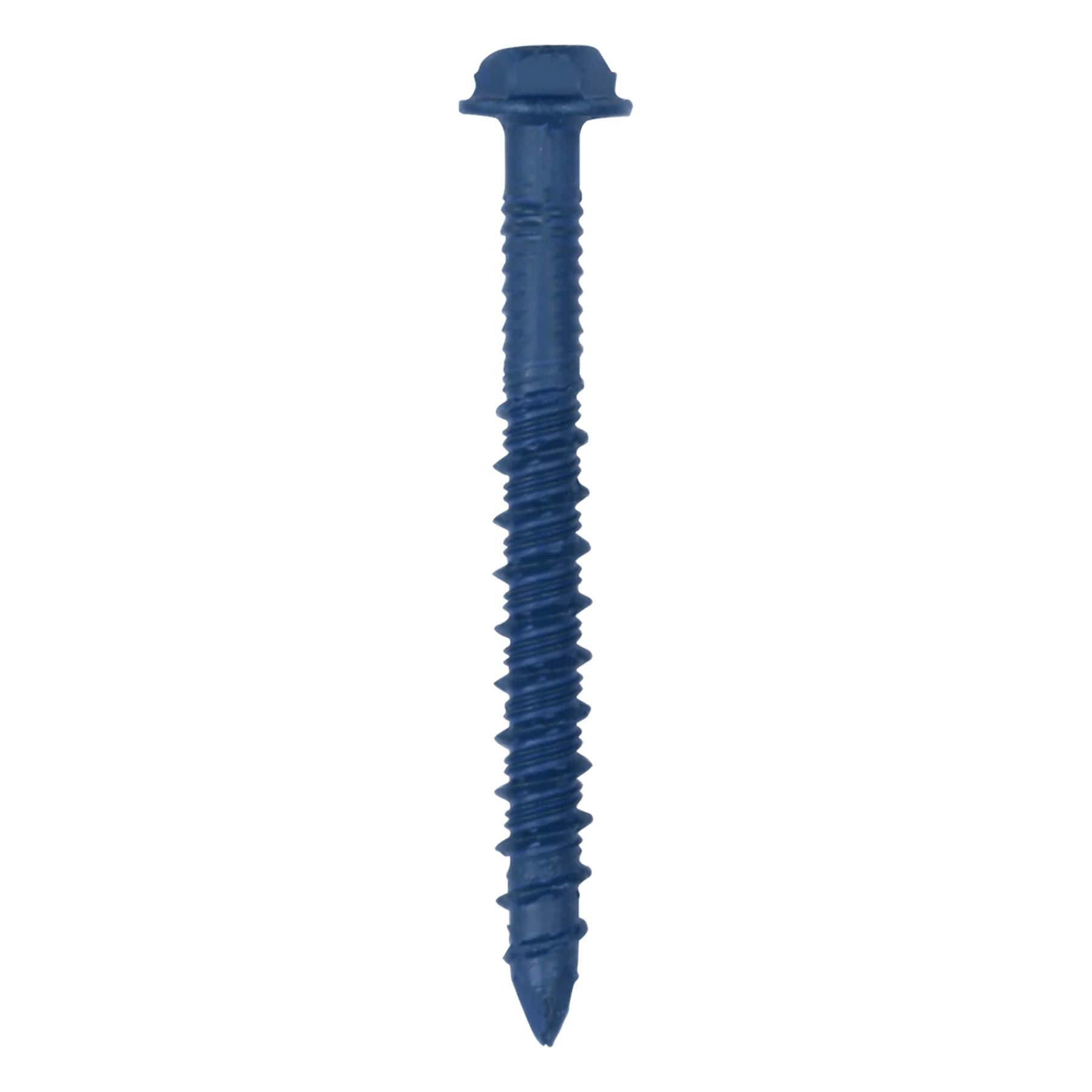 slide 2 of 6, Tapcon 1/4-in x 3-1/4-in Concrete Screw Anchors 150-Pack, 1 ct