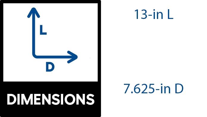 slide 2 of 4, 5-in H x 13-in L x 7.625-in D Gray/Charcoal Concrete Retaining wall block, 1 ct