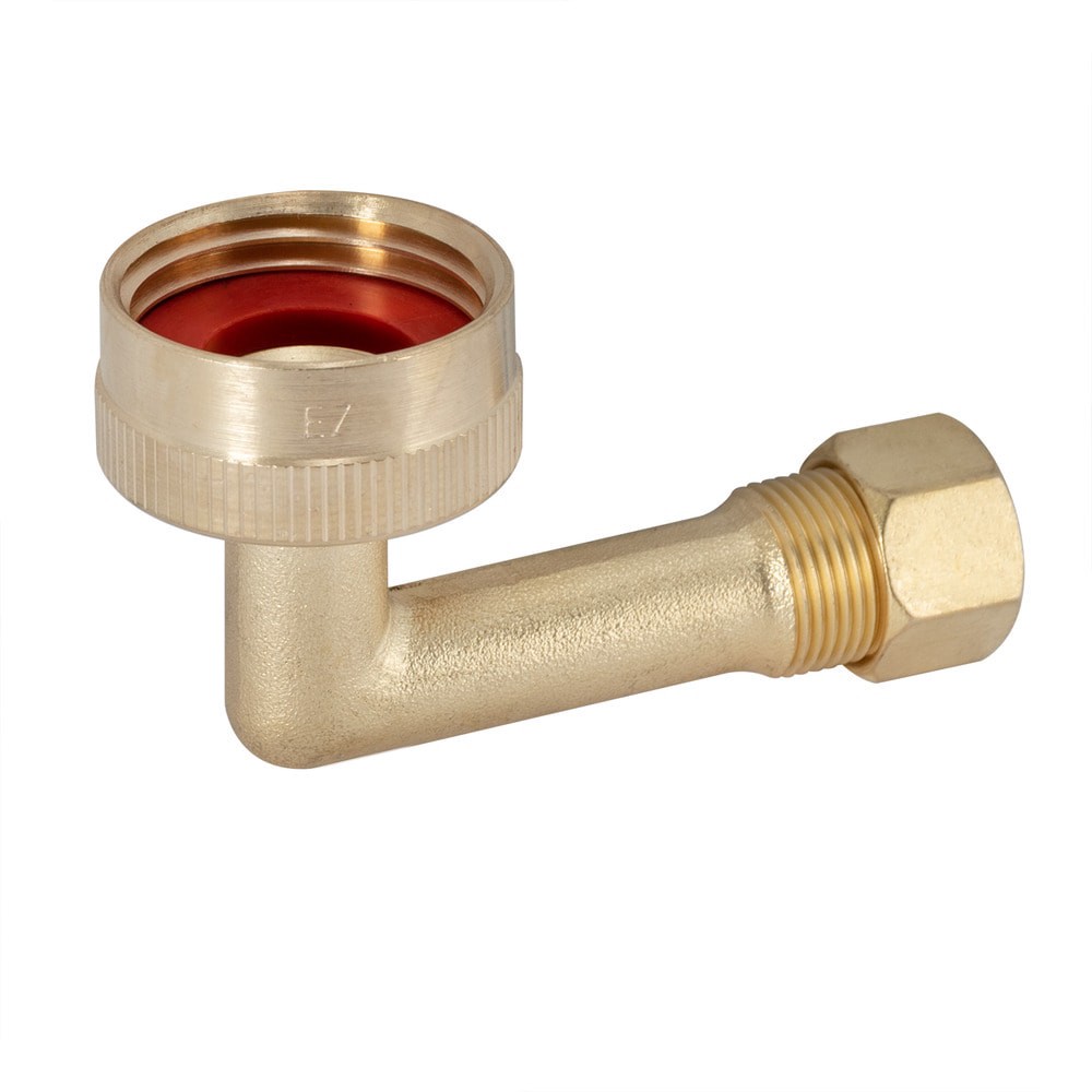 slide 1 of 6, EASTMAN 3/4 -in FHT Inlet x 3/8 -in Compression Outlet Brass Dishwasher connector, 1 ct