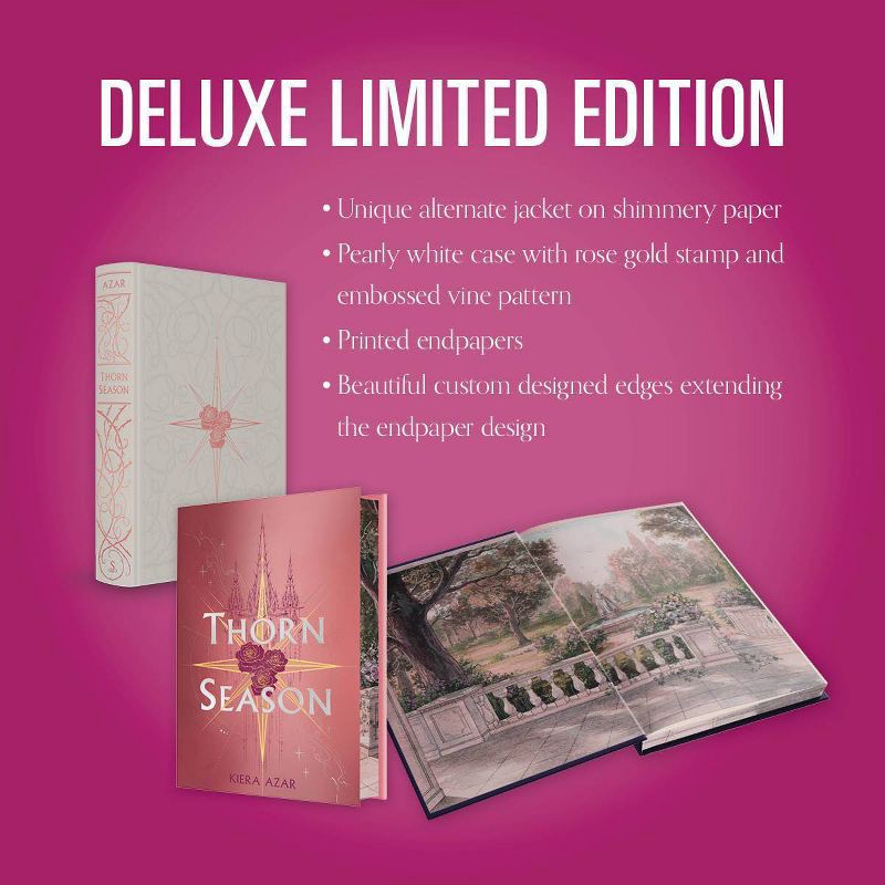 slide 5 of 5, Harper Collins Thorn Season Deluxe Limited Edition - by Kiera Azar (Hardcover), 1 ct