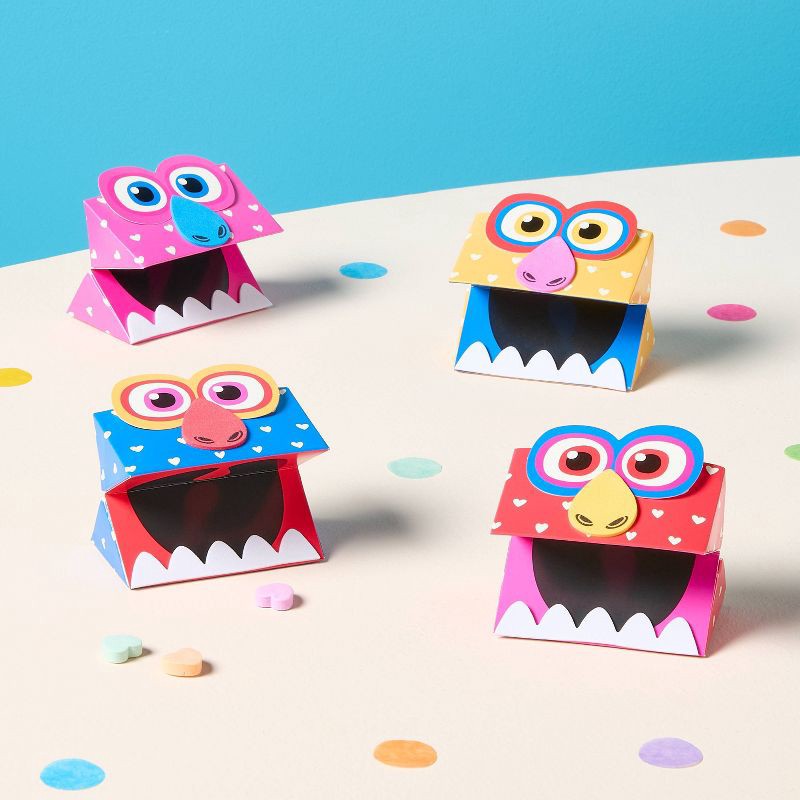 slide 2 of 3, 20ct Valentine's Day Monsters Classroom Activity and Hand Puppets Kit - Spritz™, 20 ct
