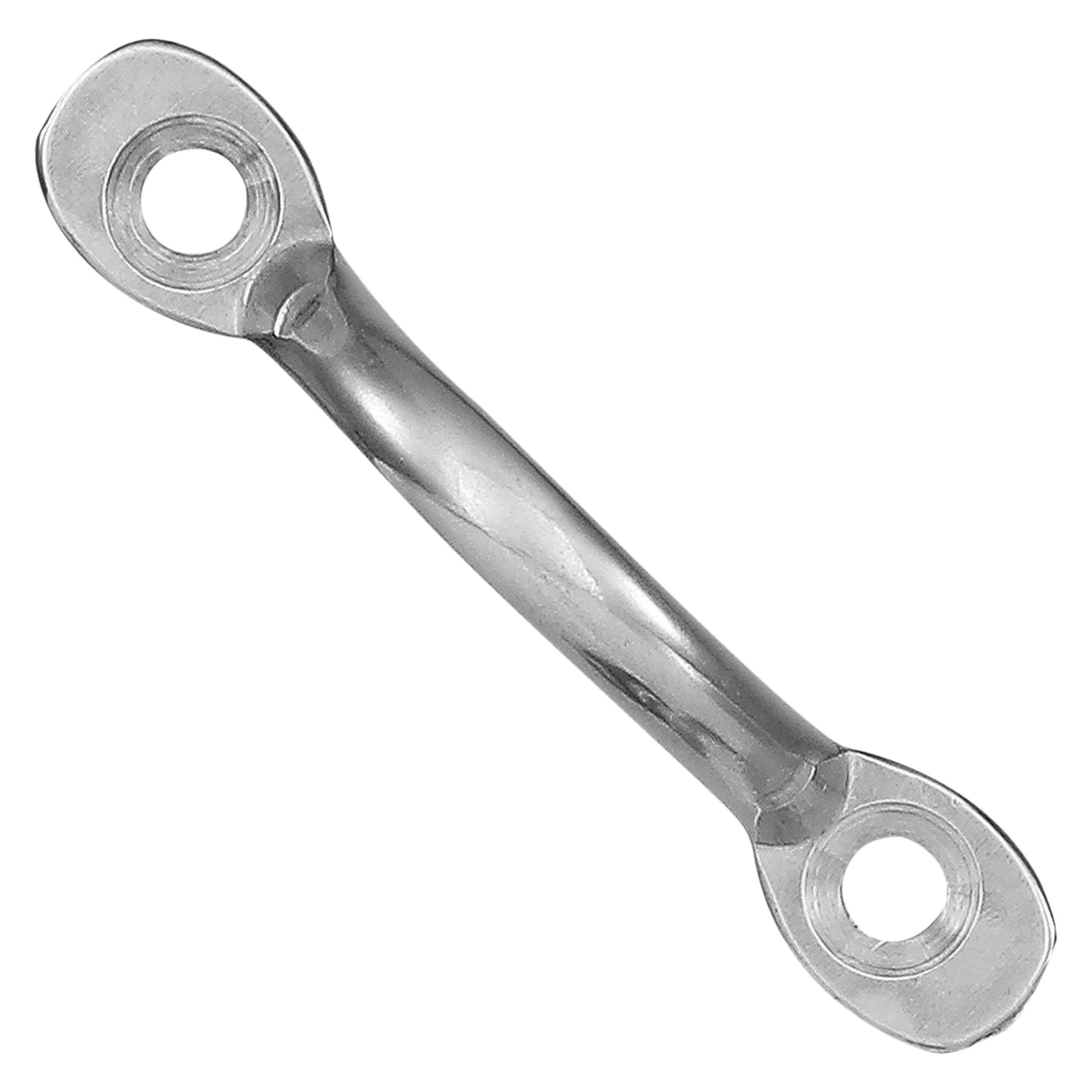 slide 2 of 5, National Hardware N100-361- 1/2-in x 1-7/16-in Rope Loop in Stainless Steel, 1 ct