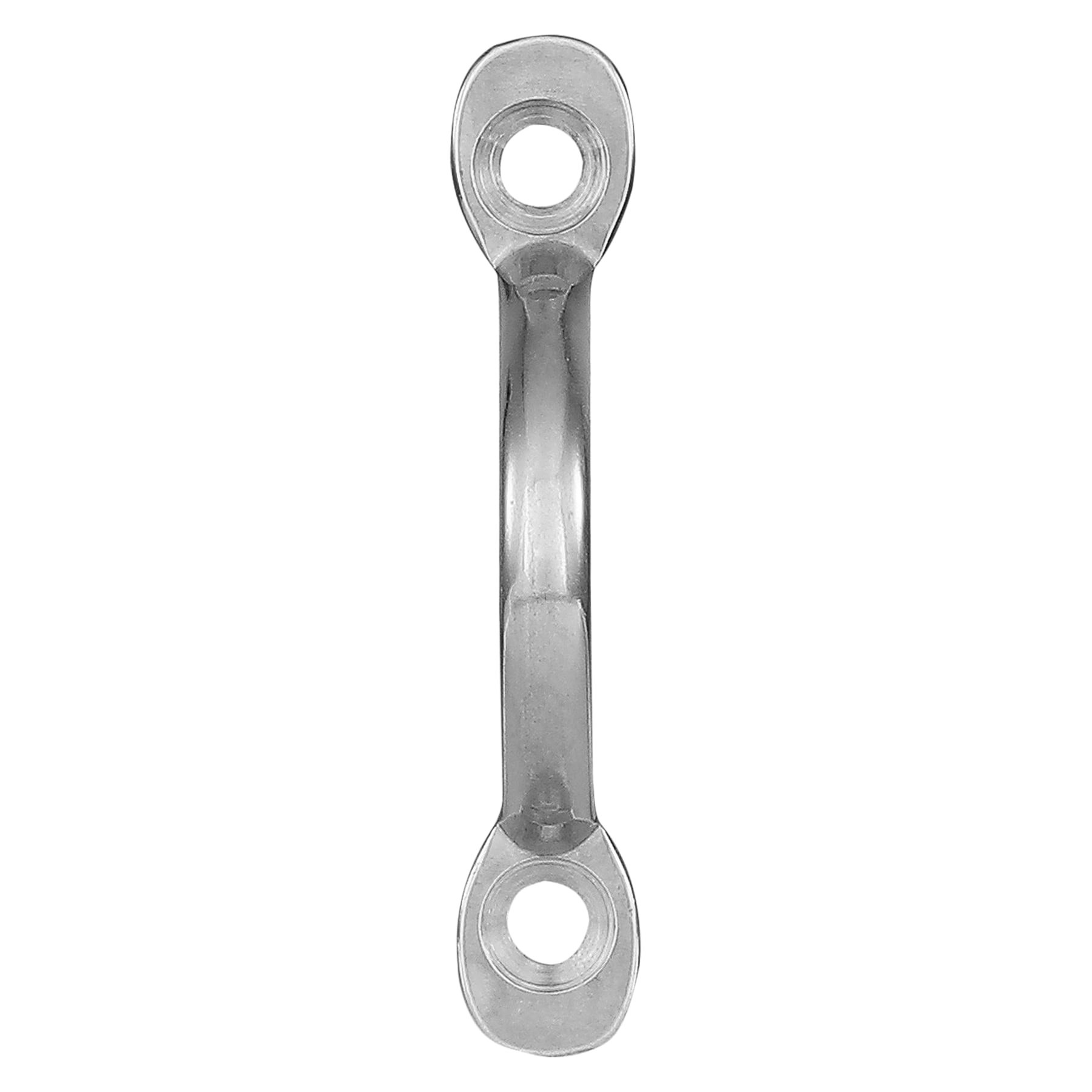 slide 1 of 5, National Hardware N100-361- 1/2-in x 1-7/16-in Rope Loop in Stainless Steel, 1 ct