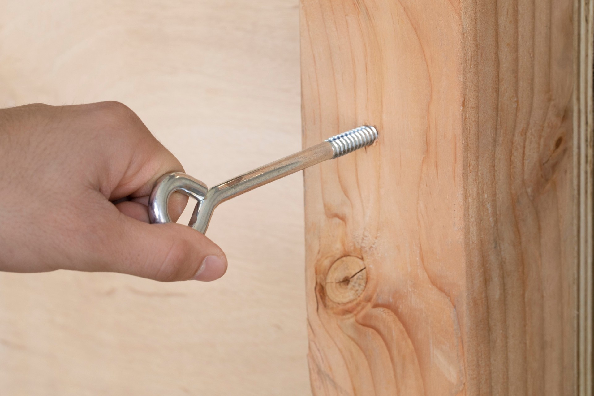 slide 5 of 5, National Hardware 5/16-in x 6-in Zinc-plated Interior/Exterior Coarse Thread Eye Bolt, 1 ct