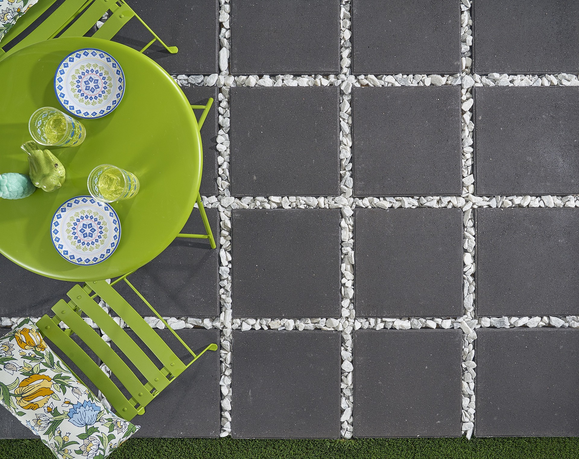 slide 5 of 5, Pavestone 16-in L x 16-in W x 2-in H Square Slate/Smooth Concrete Patio stone, 1 ct