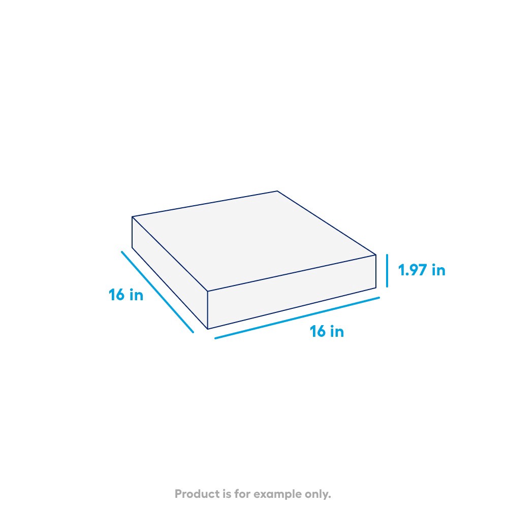 slide 2 of 6, Pavestone 16-in L x 16-in W x 2-in H Square Glacier/Embossed Concrete Patio stone, 1 ct