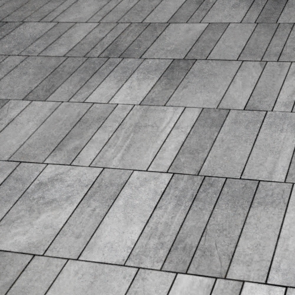 slide 4 of 6, Pavestone 16-in L x 16-in W x 2-in H Square Glacier/Embossed Concrete Patio stone, 1 ct