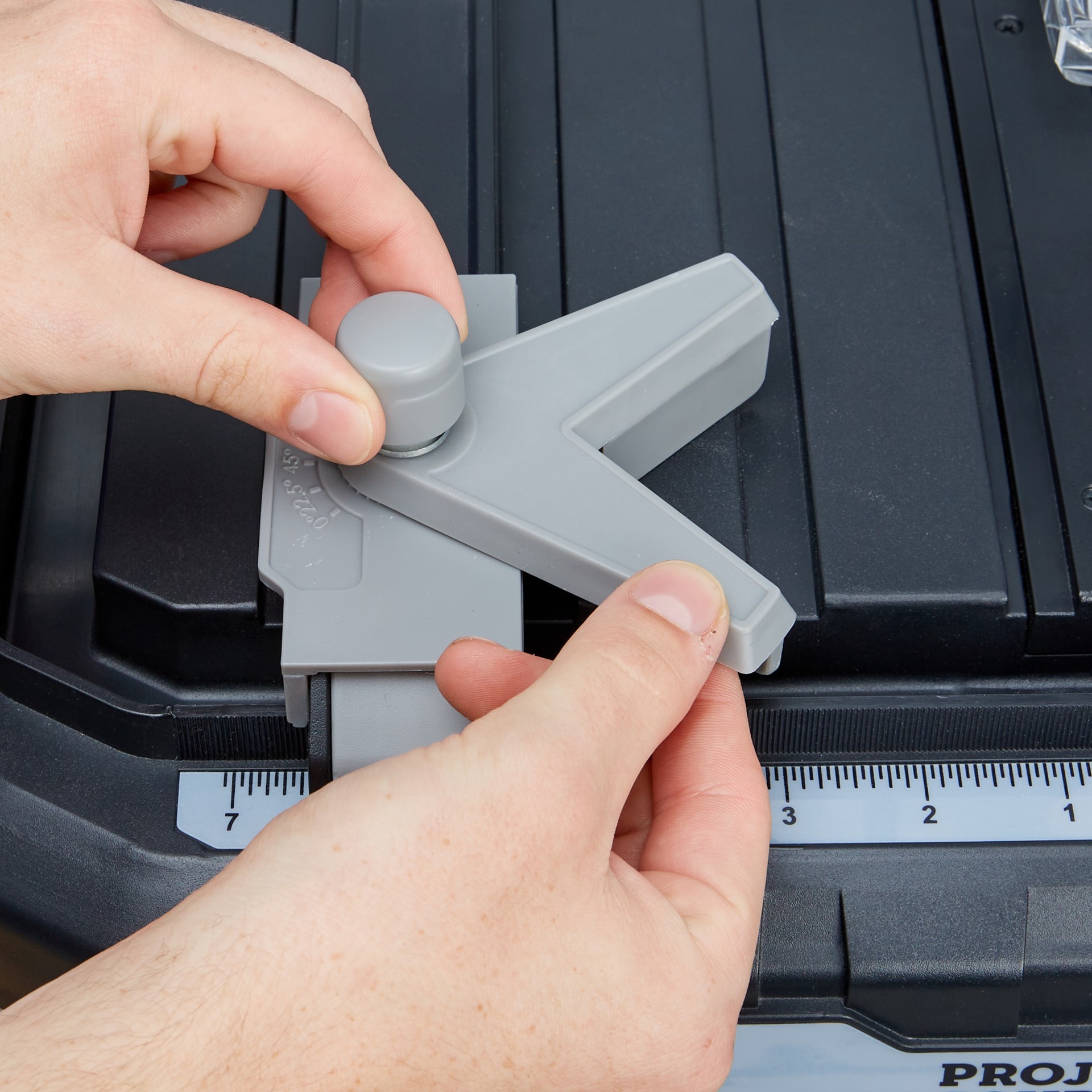 slide 4 of 6, Project Source 4.1 -Amp 4.5-in -Blade Tabletop Tile Saw, 1 ct