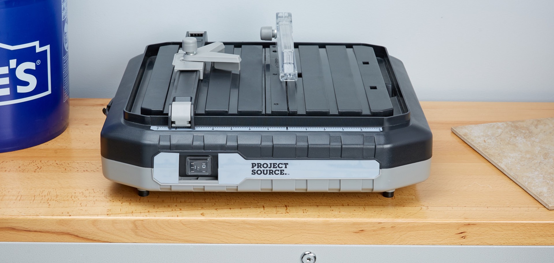 slide 5 of 6, Project Source 4.1 -Amp 4.5-in -Blade Tabletop Tile Saw, 1 ct