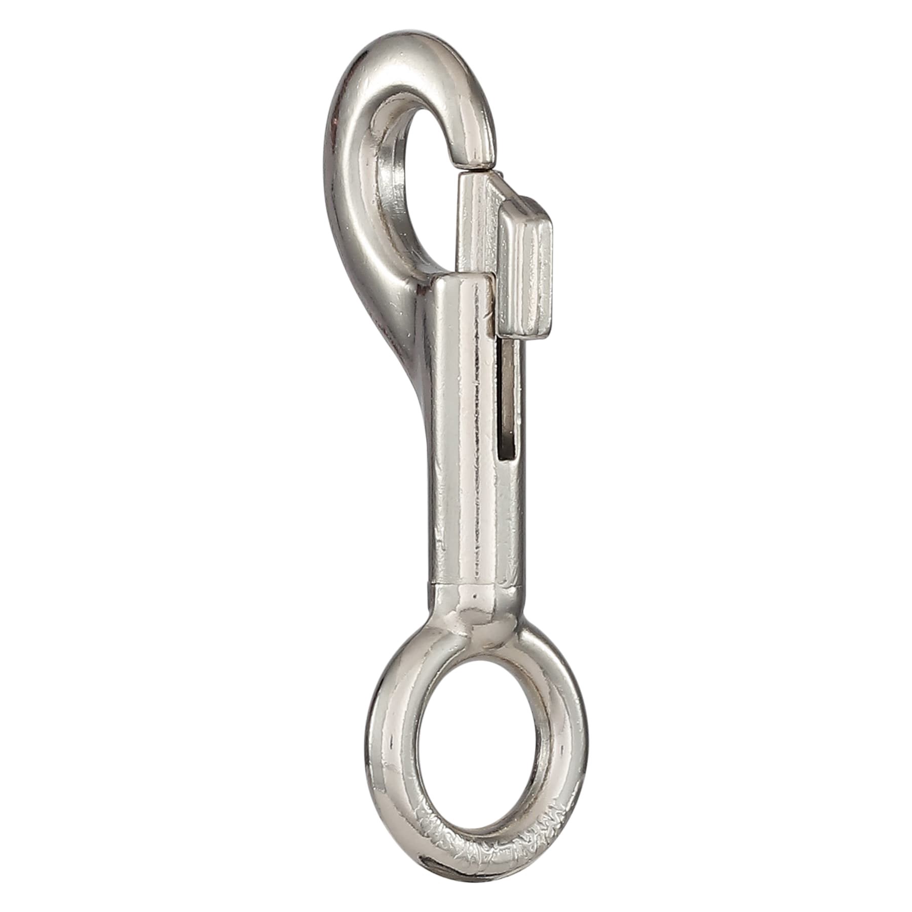 slide 3 of 5, National Hardware 5/8-in x 3-1/4-in Bolt Snap in Nickel Plated, 1 ct