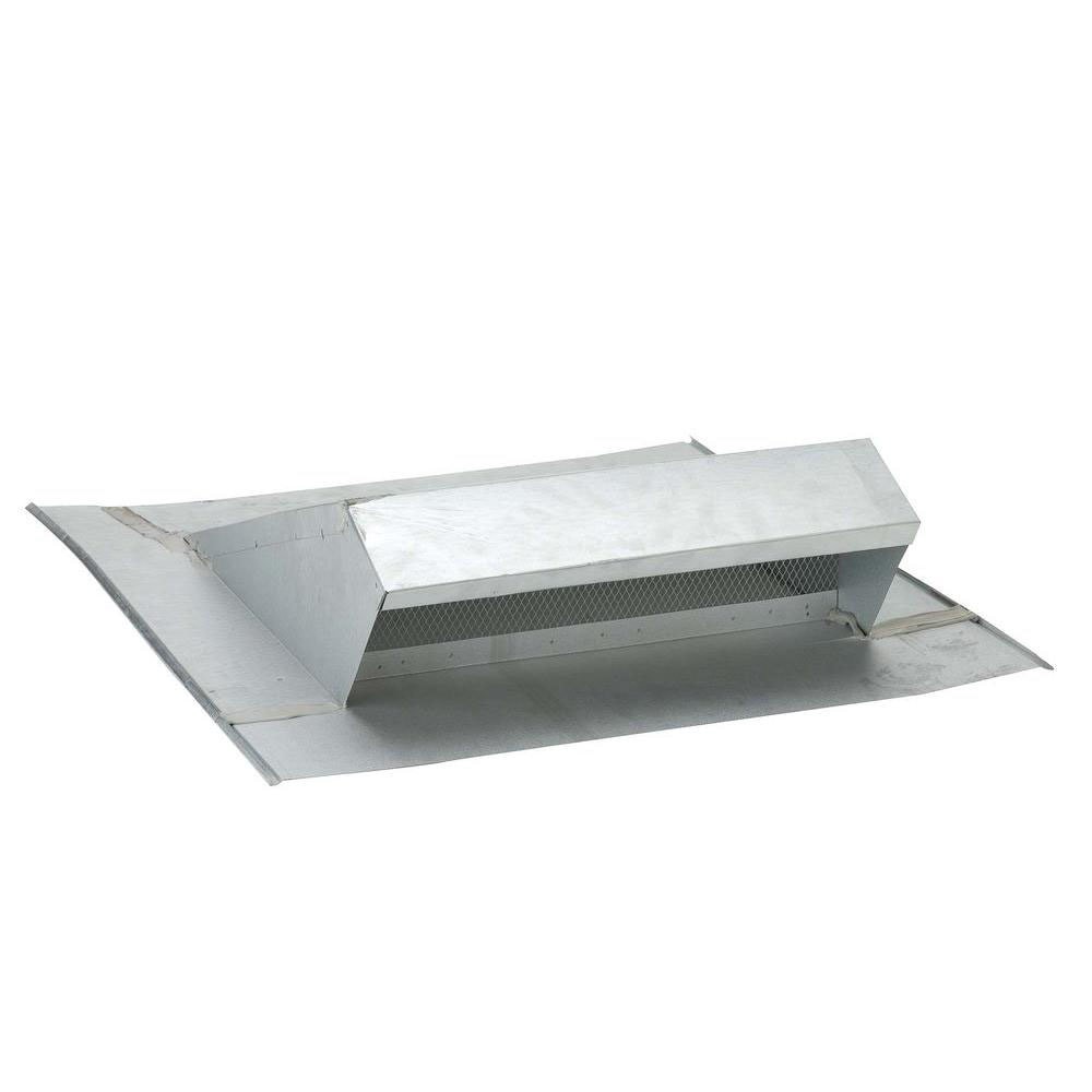 slide 1 of 2, Gibraltar Building Products Silver Galvanized steel Square Roof Louver, 1 ct