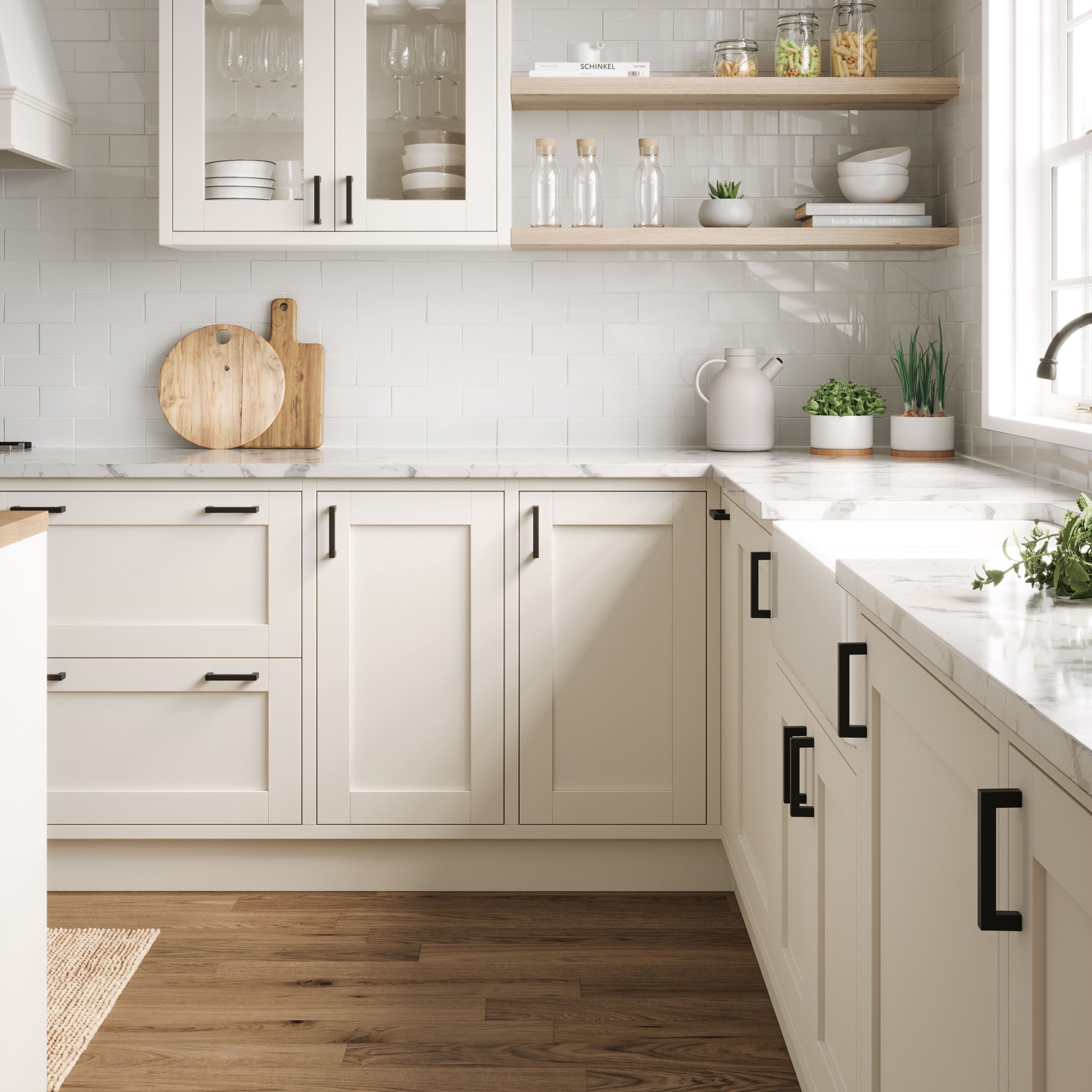 slide 5 of 6, Origin 21 Casper 3-3/4-in , 96mm Center to Center Matte Black Rectangular Handle Drawer Pull, 1 ct