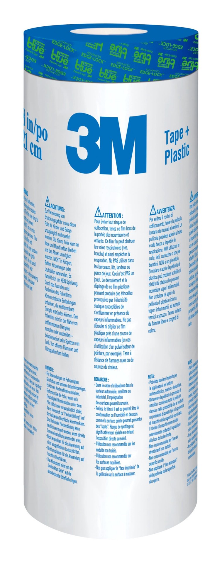 slide 6 of 6, ScotchBlue Combined Tape and Plastic for Paint Prep 48-in x 90-ft Adhesive Masking film, 1 ct