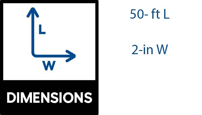 slide 2 of 2, Orbit 2-in x 50-ft Pipe Wrap Tape, 1 ct