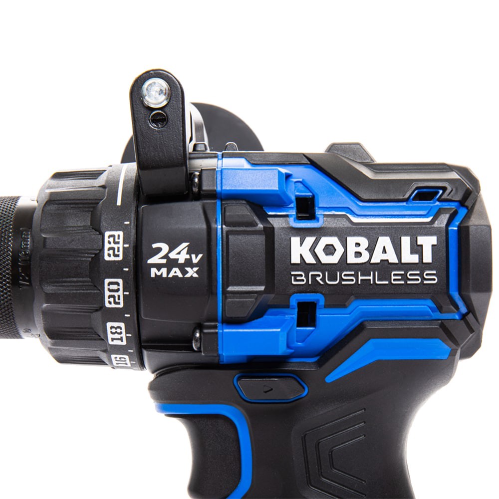 slide 5 of 6, Kobalt XTR 24-volt 1/2-in Keyless Brushless Cordless Drill ( 1 -Batteries Included, and Charger Included ), 1 ct