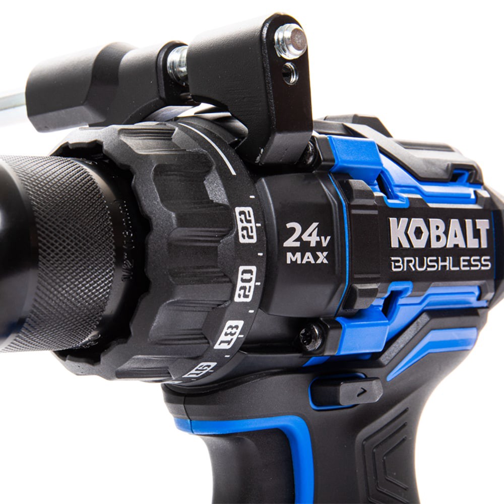 slide 6 of 6, Kobalt XTR 24-volt 1/2-in Keyless Brushless Cordless Drill ( 1 -Batteries Included, and Charger Included ), 1 ct