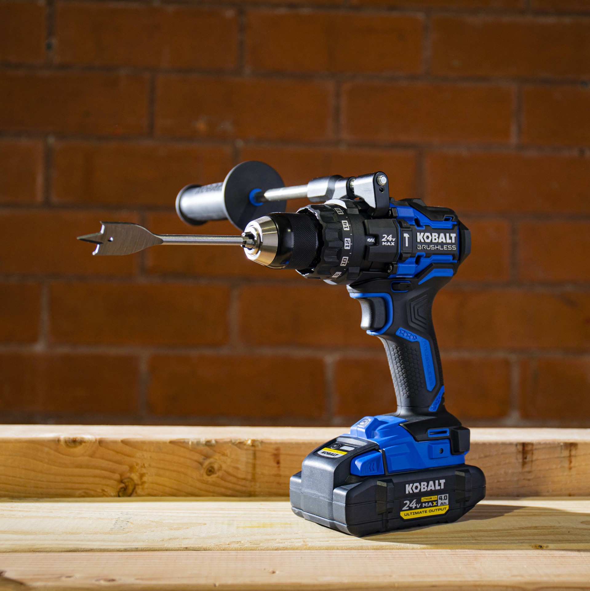 slide 6 of 6, Kobalt XTR 1/2-in 24-volt Variable Speed Brushless Cordless Hammer Drill ( 1 -Batteries and Charger Included ), 1 ct