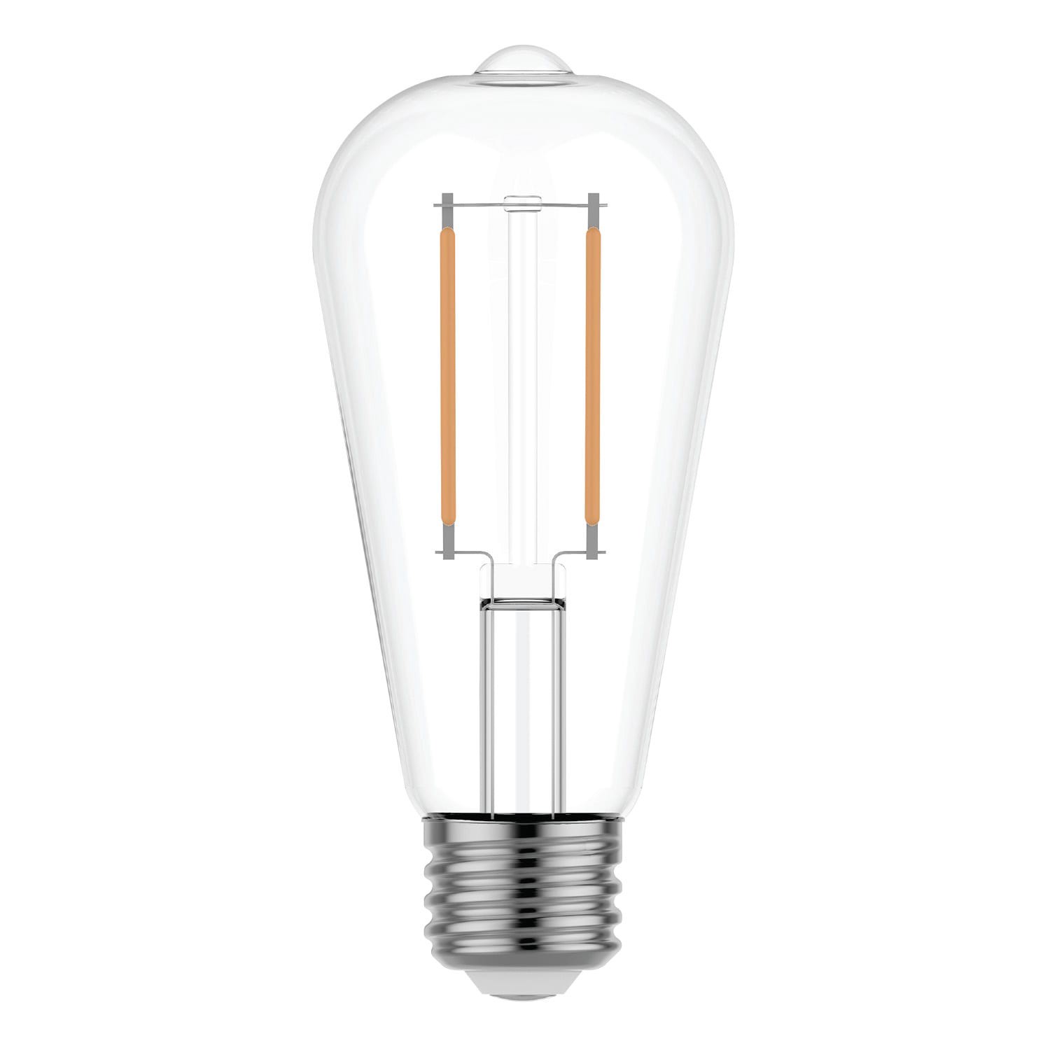 slide 3 of 6, GE Relax 60 -Watt EQ ST19 Soft white Medium base (E-26) Dimmable LED Decorative Light Bulb 2 -Pack, 1 ct