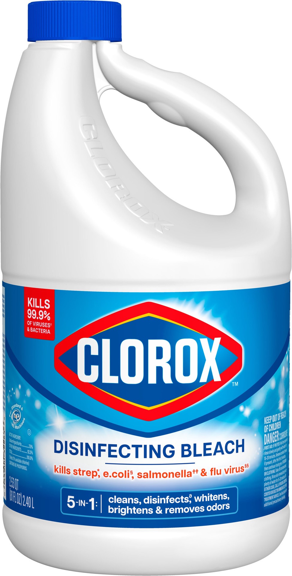 slide 3 of 6, Clorox Concentrated Disinfecting Regular 81 Fluid ounce(s) Household Bleach, 1 ct