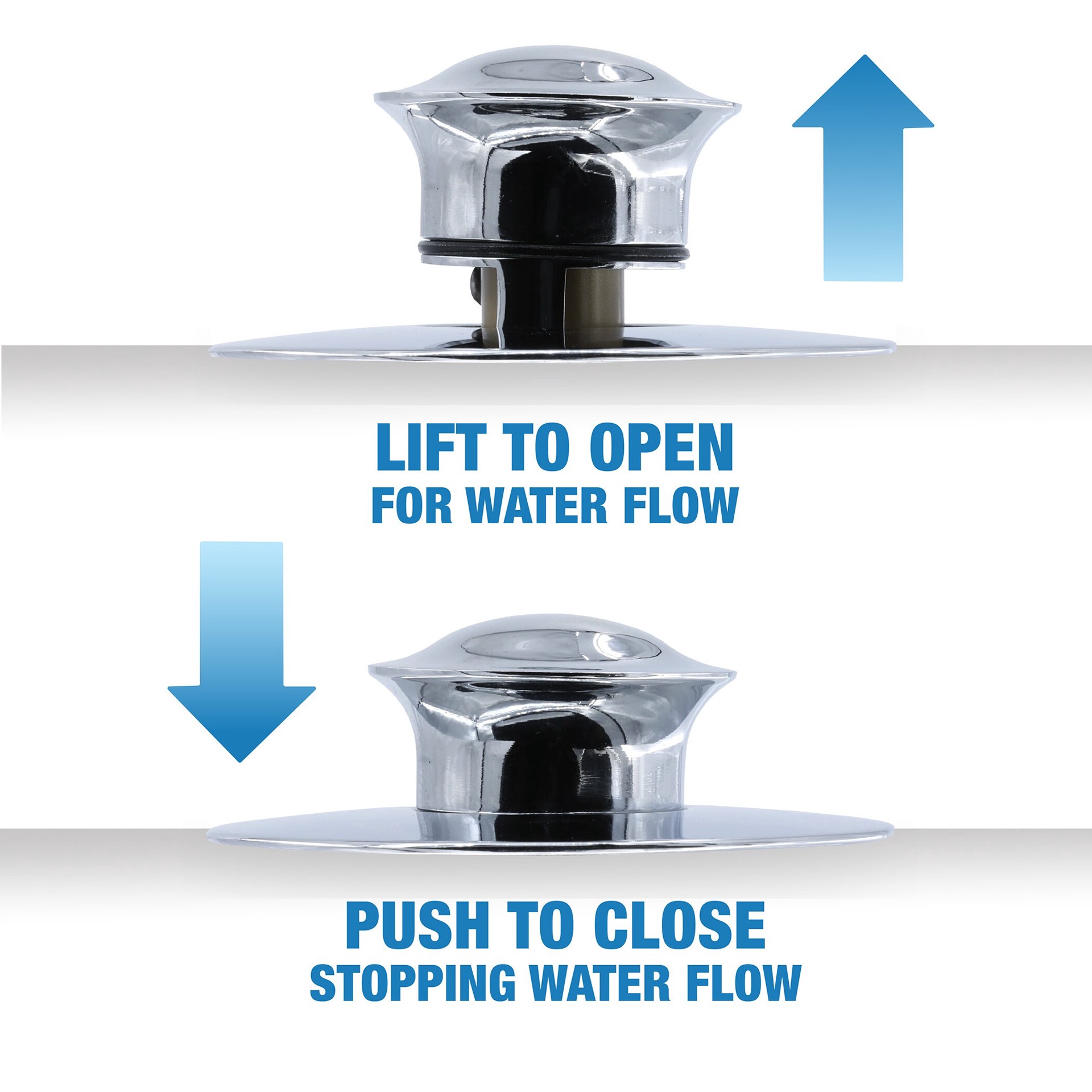 slide 2 of 6, Danco Ez Drain Cover In Chrome, 1 ct