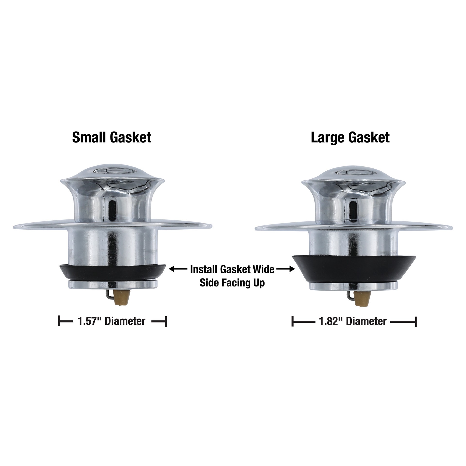 slide 3 of 6, Danco Ez Drain Cover In Chrome, 1 ct