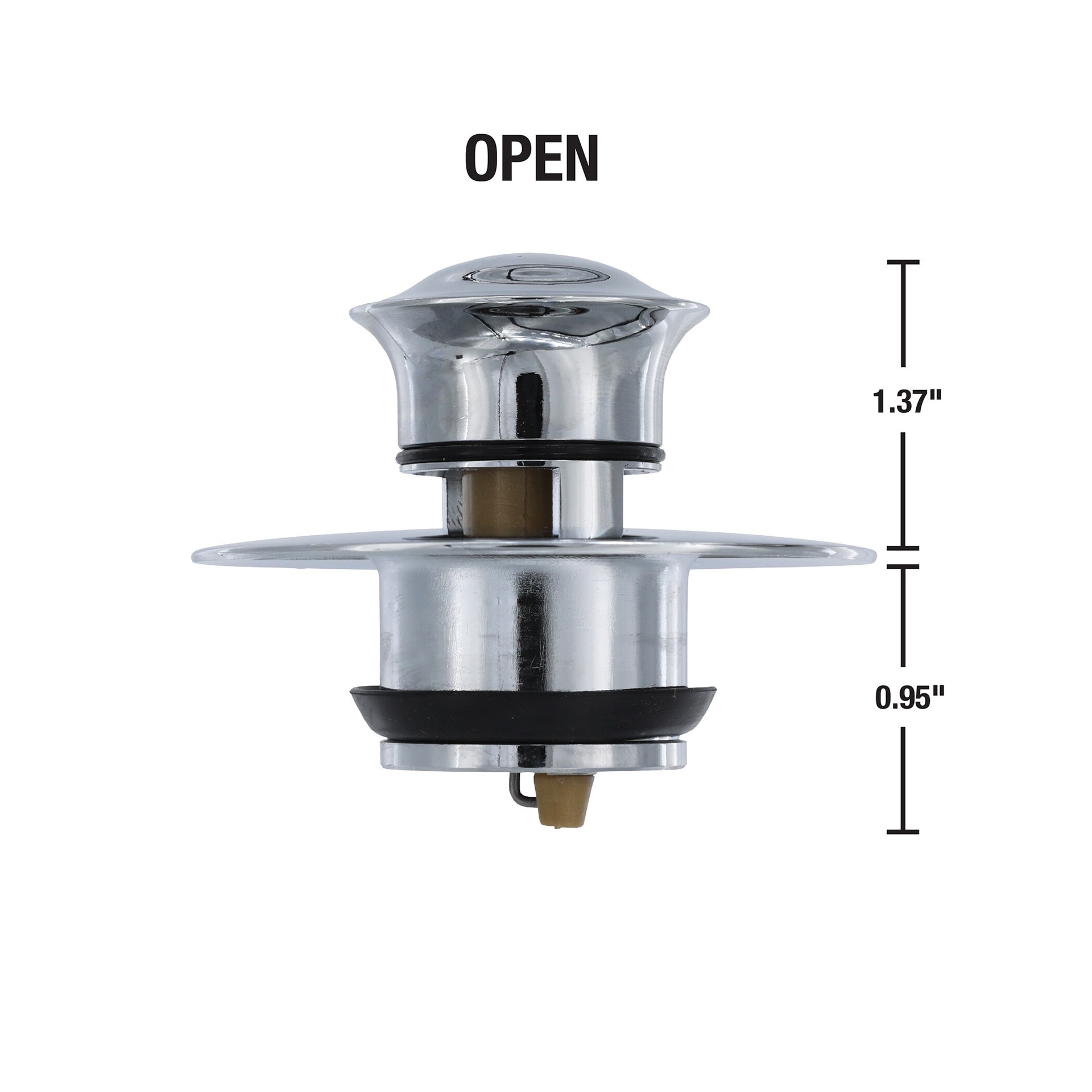 slide 5 of 6, Danco Ez Drain Cover In Chrome, 1 ct
