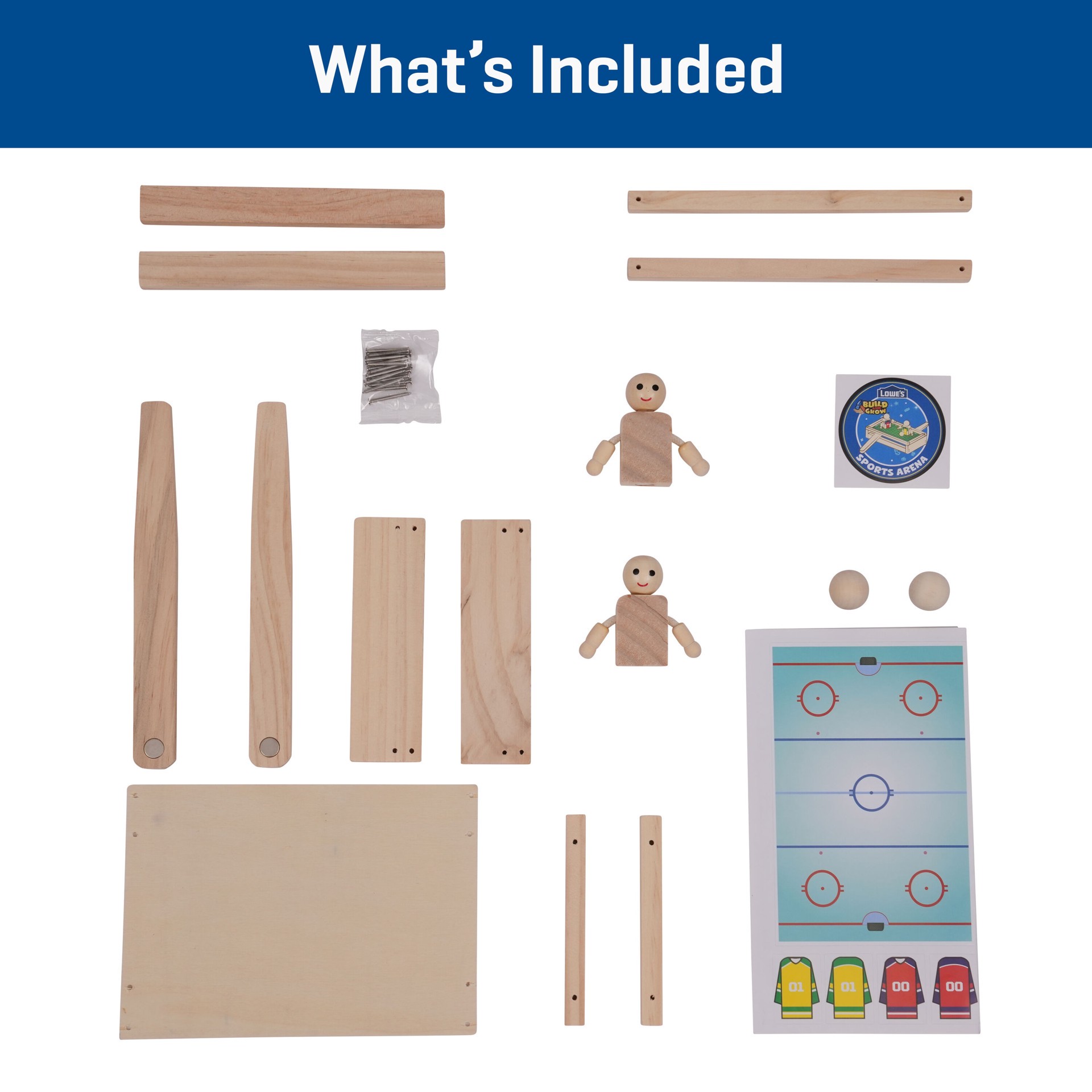 slide 2 of 6, Build and Grow Sports Arena Kid's Project Kit, 1 ct