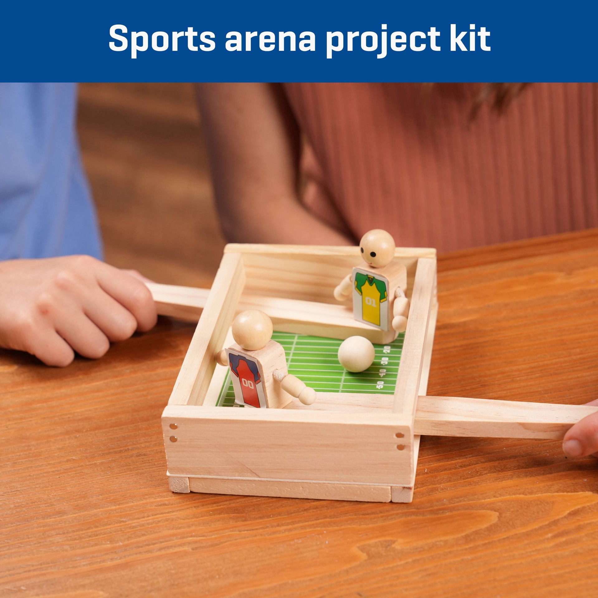 slide 4 of 6, Build and Grow Sports Arena Kid's Project Kit, 1 ct
