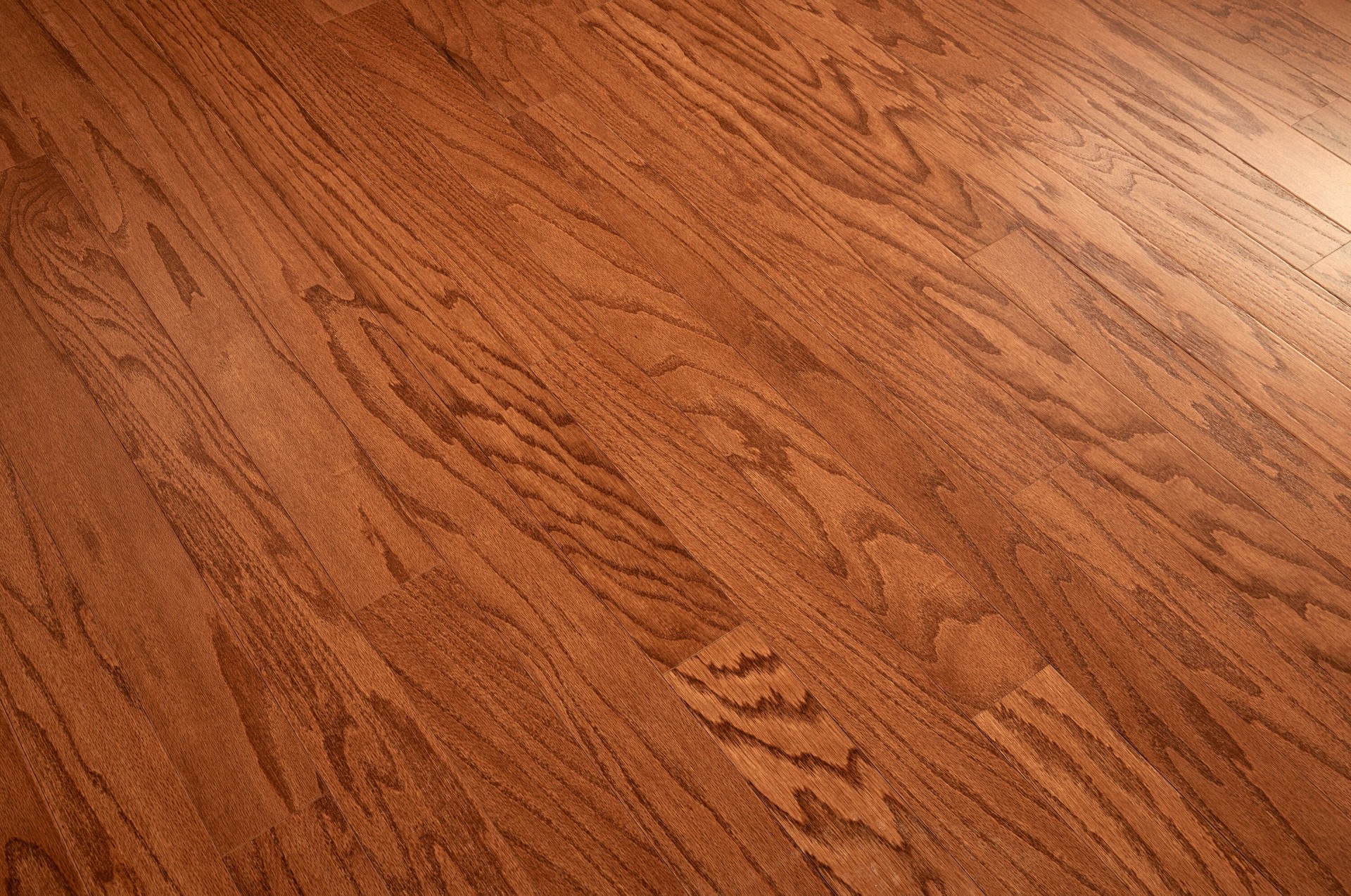slide 3 of 6, Bruce Frisco Gunstock Oak 3/8-in T x 3-in W Smooth/Traditional Engineered Hardwood Flooring ( 22-sq ft / Carton ), 1 ct