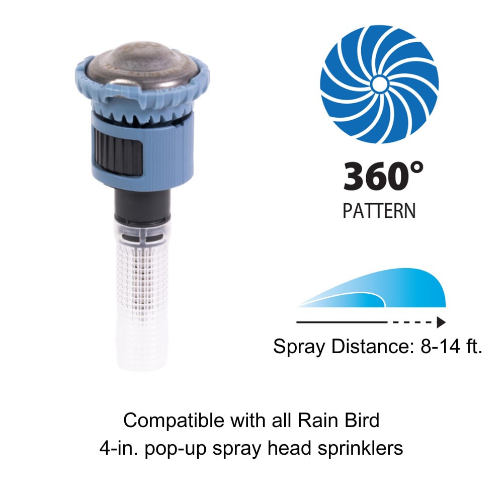 slide 2 of 6, Rain Bird 14-ft Full-circle Spray head nozzle, 1 ct
