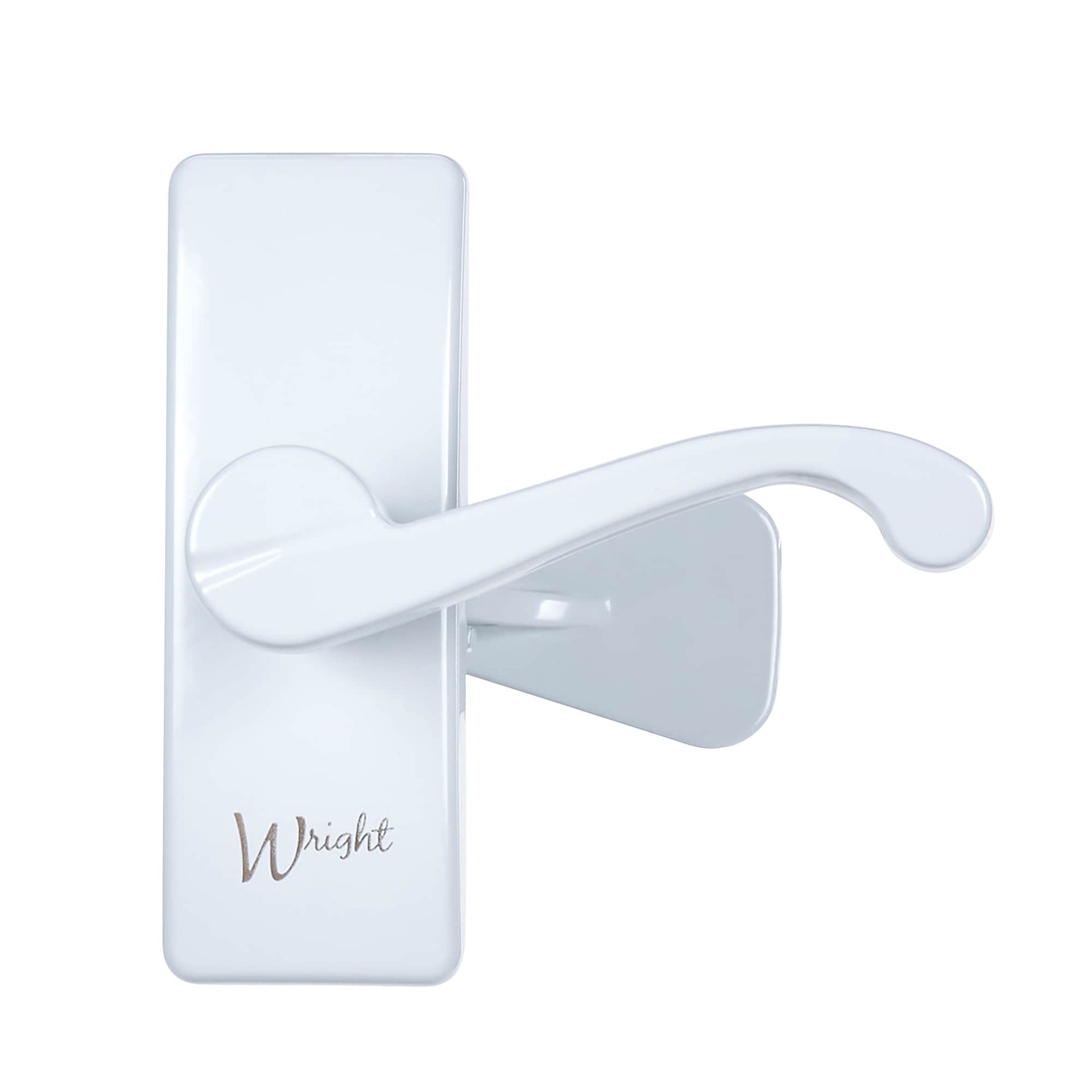 slide 4 of 6, WRIGHT PRODUCTS Gloss White Lockable Screen/Storm door Replacement Handleset, 1 ct
