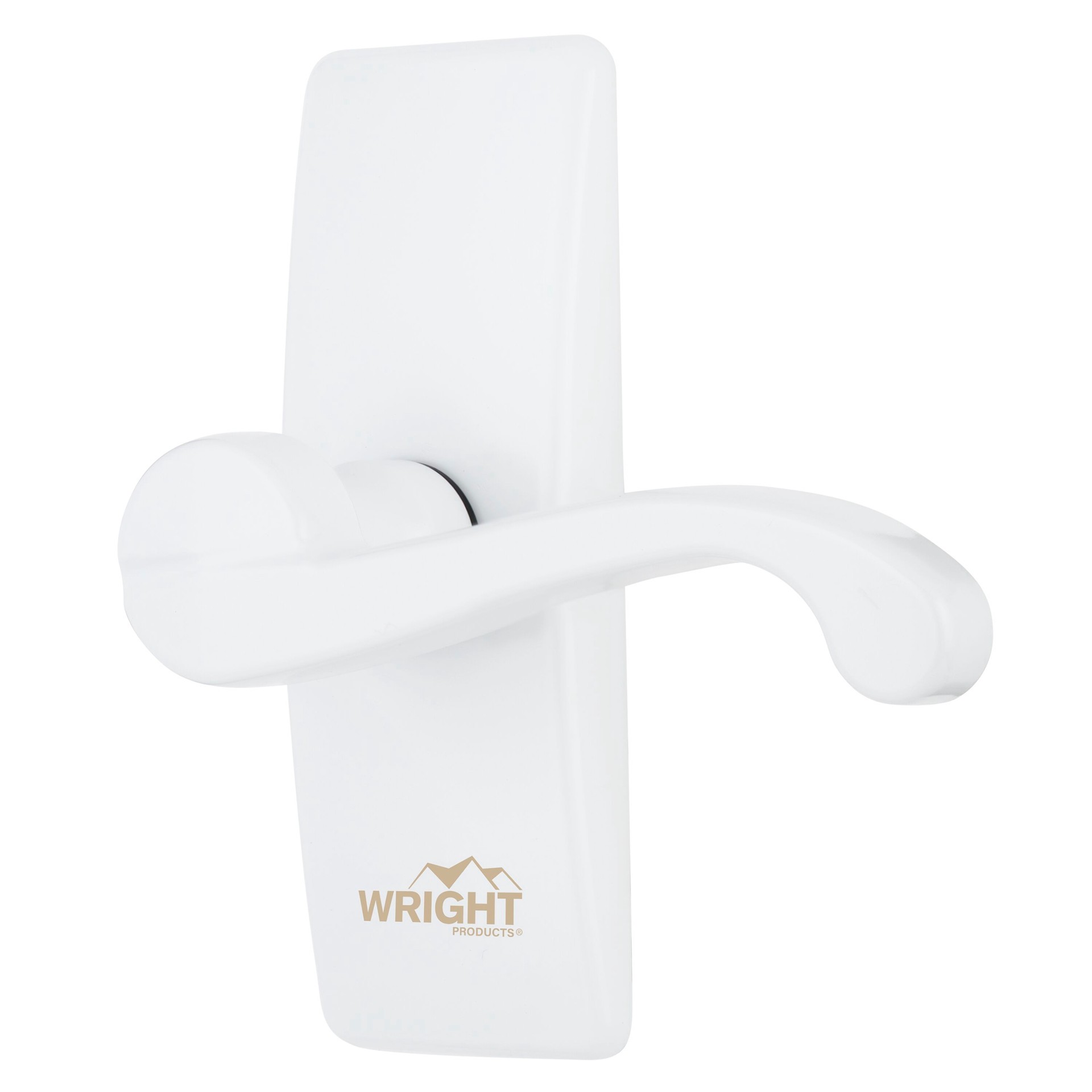 slide 6 of 6, WRIGHT PRODUCTS Gloss White Lockable Screen/Storm door Replacement Handleset, 1 ct