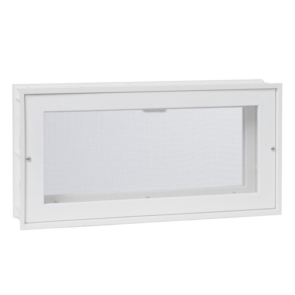 slide 4 of 4, RELIABILT Glass Block Vent 15.5-in x 7.75-in, 1 ct