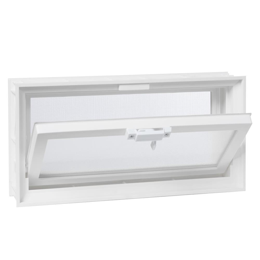 slide 3 of 4, RELIABILT Glass Block Vent 15.5-in x 7.75-in, 1 ct