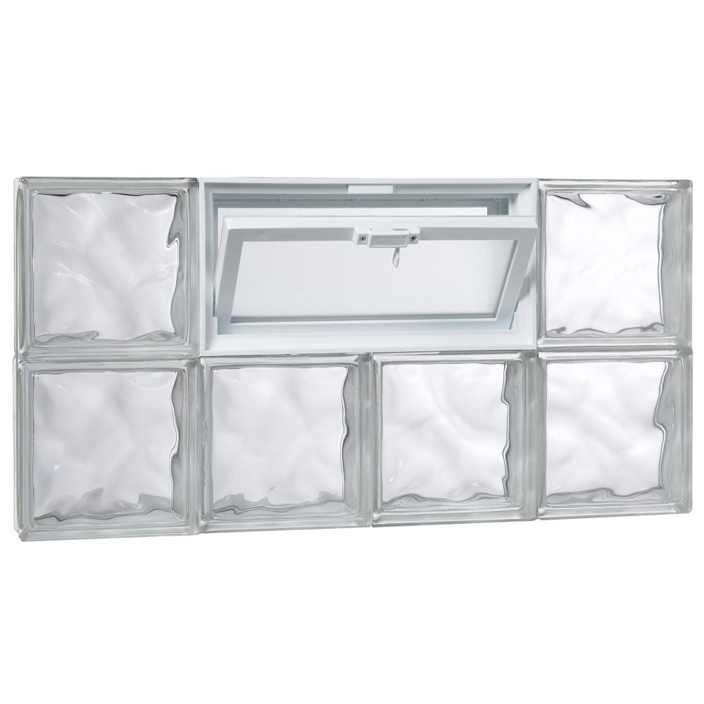 slide 2 of 4, RELIABILT Glass Block Vent 15.5-in x 7.75-in, 1 ct