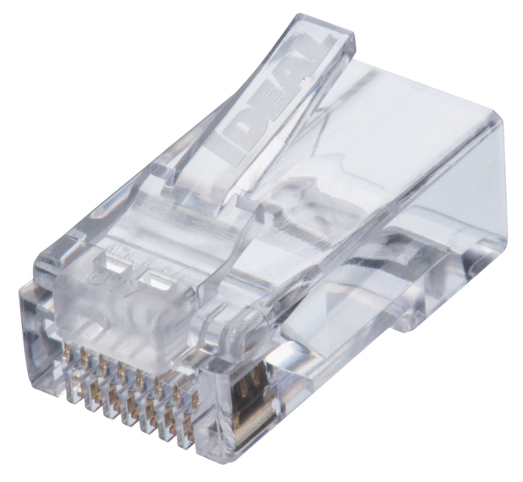 slide 1 of 6, IDEAL 100 -Pack Cat6 RJ45 Modular plug, 1 ct